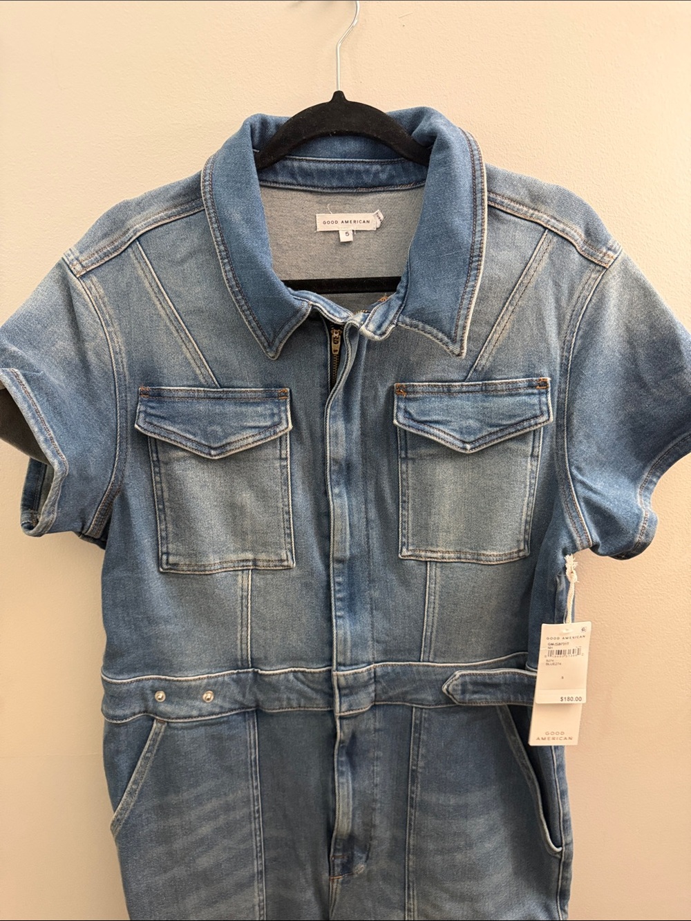 NWT Good American Denim Jumpsuit - Picture 6 of 15